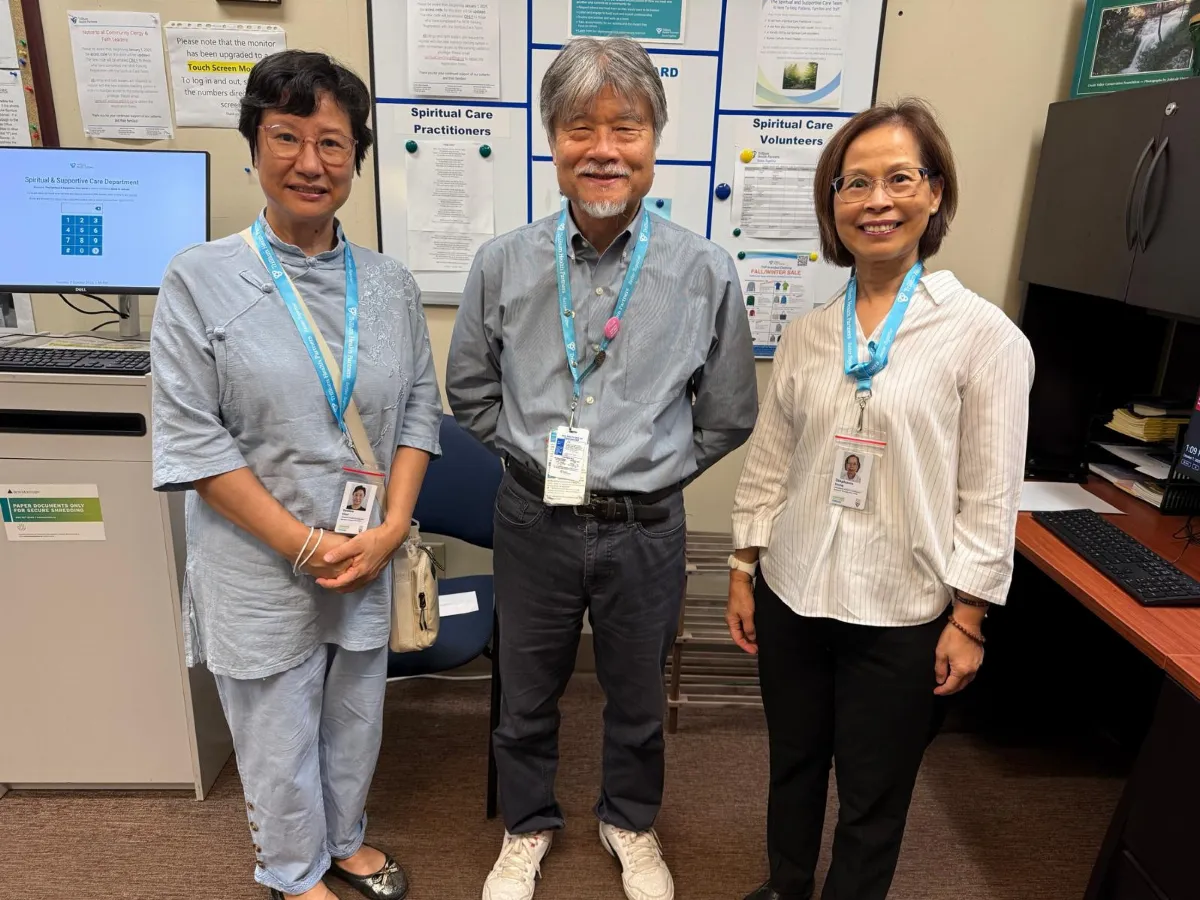 Fo Guang Shan Toronto Restarts Hospital Spiritual Care Visit Program